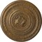 Ekena Millwork Pearl Ceiling Medallion (Fits Canopies up to 1 7/8"), Hnd-Painted Rubbed Bronze, 26 1/4"OD x 1 1/2"P CM26PERZS - alternate 1